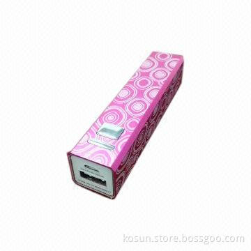 2,200mAh Power Bank with 2 x USB 5V/1,000mA Output